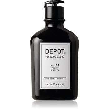 Depot 100 HAIR CLEANSING NO. 110 BLACK SHAMPOO șampon neutralizarea subtonurilor de alamă - imagine 2